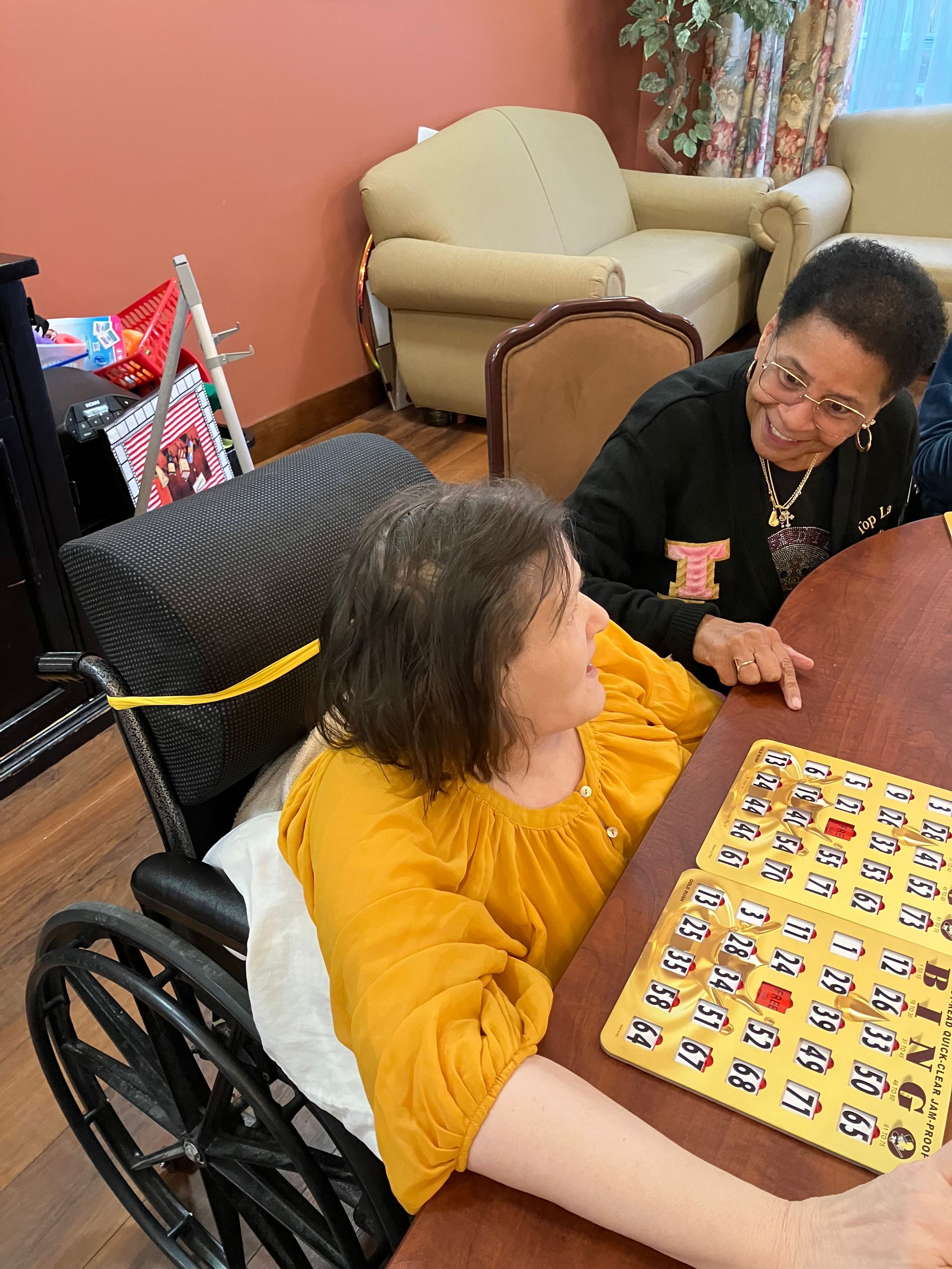 Bingo at a nursing home