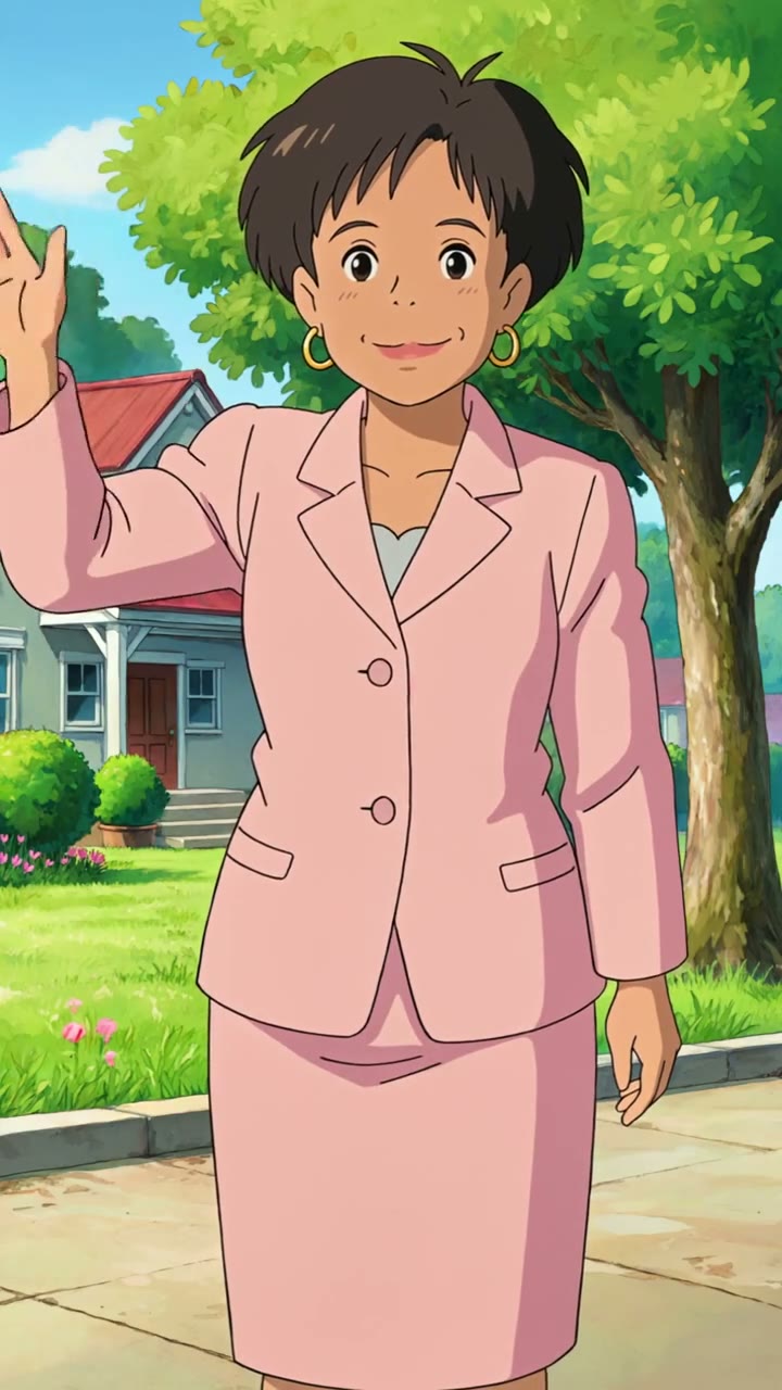 Vickie Henry waving